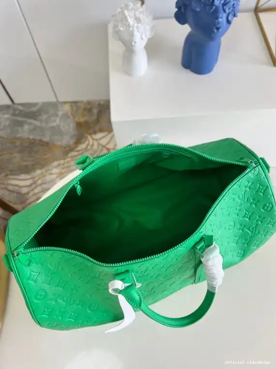 Official oldcobbler KEEPALL 50 BANDOULIÈRE LOUIS VUITTON 0529